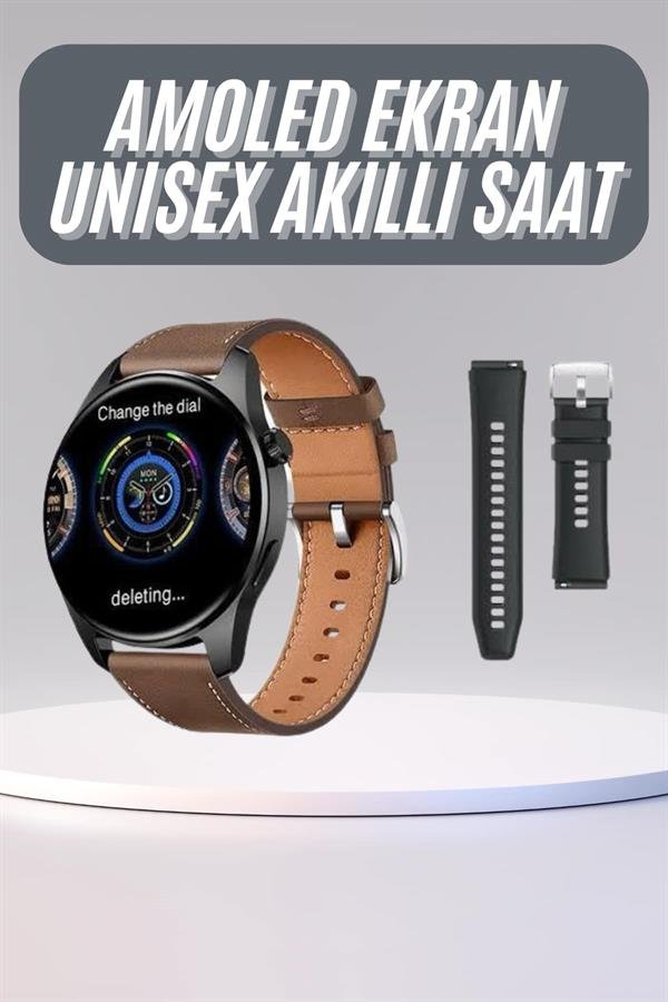 Najmaddin.com 2 1995 Yeni Nesil Akıllı Saat Çift Kordonlu 1.5 Inç Yuvarlak Ekran GPS ve NFC Uyumlu najmaddin.com kalp atış hızınızı gün boyunca düzenli olarak takip ederek sağlığınızı yakından izleme olanağı sunar. Uyku takibi fonksiyonu ise gece boyunca uykunuzun kalitesini analiz eder ve daha iyi bir dinlenme deneyimi için size veriye dayalı öneriler sağlar. Adımsayar özelliği sayesinde günlük adım sayınızı