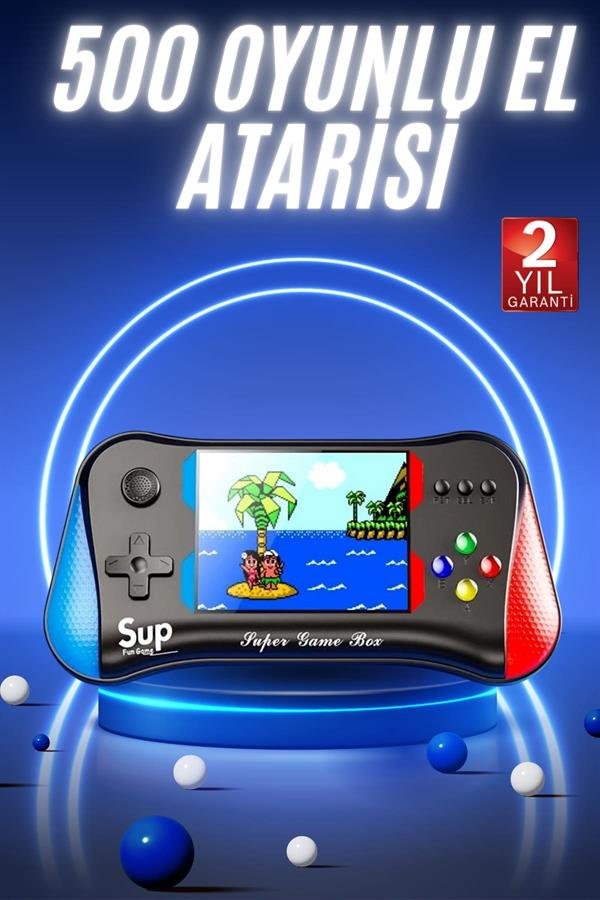 Najmaddin.com 2 2042 500 Oyunlu Retro Sup Konsolu Taşınabilir Mini Gamepad 35 İnç Ekran najmaddin.com aynı zamanda bulmaca