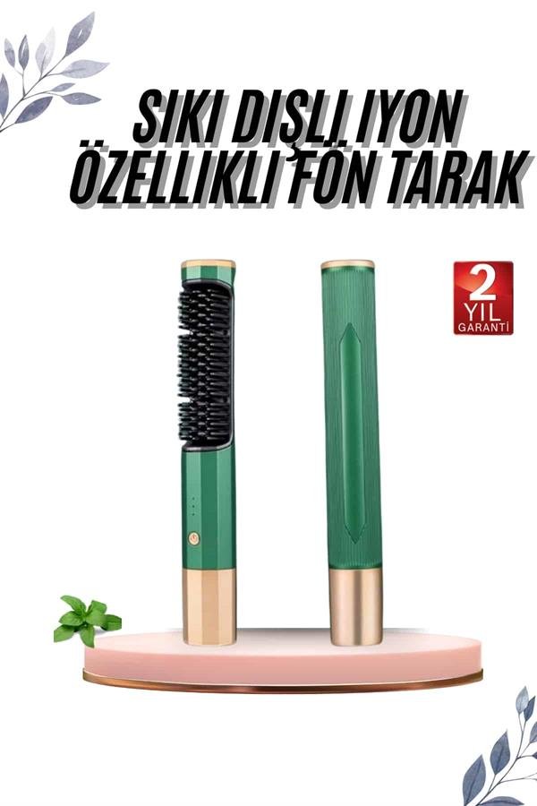 Najmaddin.com 2 2048 Üflemeli Saç Düzleştirici Fön Tarak Yüksek Isı Ayarlı İyon Özellikli najmaddin.com tek bir pakette hem hacim kazandırma hem düzleştirme hem de kolay tarama imkanı sunar. Tüm saç tiplerine uygun yapısıyla ister ince telli ister kalın ve kıvırcık saçlarınız olsun