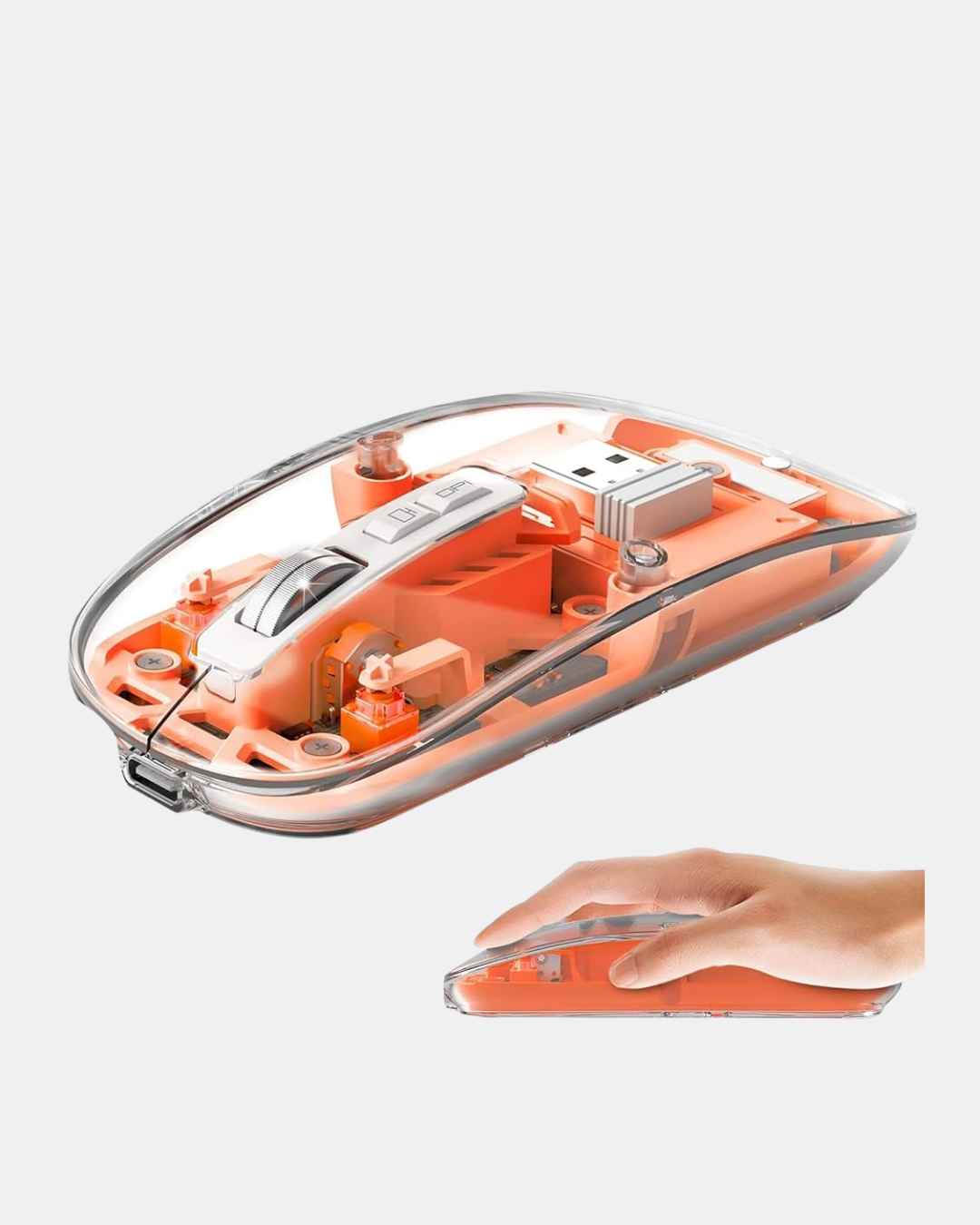 Najmaddin.com 2 2511 700x875 Çift Modlu Kablosuz Bluetooth 5.0 + 2.4GHz Mouse – 3 Cihaz Bağlantılı Hızlı Geçiş Düğmeli najmaddin.com düşük gecikmeli