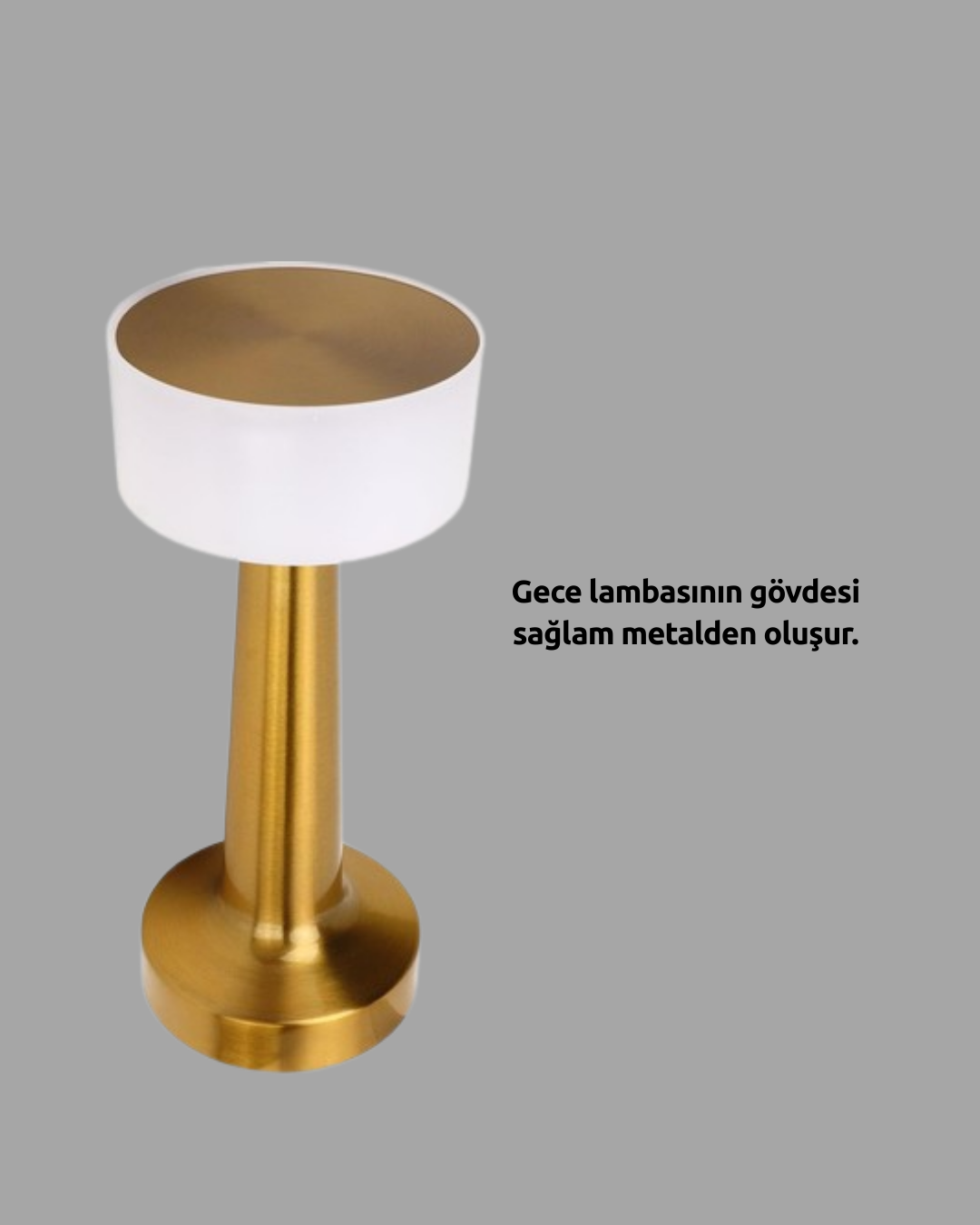 Najmaddin.com 2 253 700x875 Kablosuz Dokunmatik Masa Lambası – Şık Modern Metal Gövde USB Şarjlı najmaddin.com kapatmak ya da parlaklığı ayarlamak için tek dokunuş yeterli olur. Üç farklı parlaklık seviyesi arasında geçiş yaparak ortamın ambiyansına uygun ışık yoğunluğunu seçebilirsiniz. Metal gövdesi