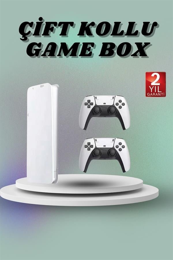 Najmaddin.com 2 514 Game Box 3D Çift Oyun Kollu 4K HD Ekran 20000'den Fazla Oyun Seçeneği 2.4G Kablosuz najmaddin.com 2.4G kablosuz bağlantı özelliği ile kesintisiz bir oyun keyfi yaşayabilirsiniz. Şık ve kompakt tasarımı sayesinde televizyonunuza kolayca bağlanabilir