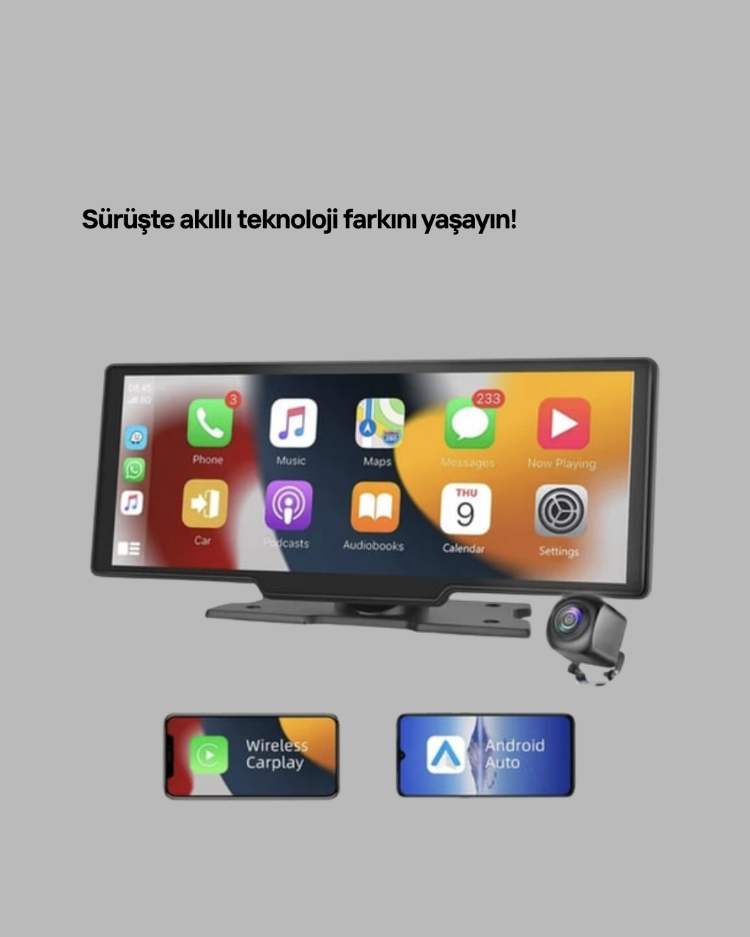 Najmaddin.com 2 530 700x875 Fiat Egea Linea Doblo Peugeot Citroen C3 C4 Opel Astra Corsa Insignia Uyumlu 10.26” IPS Dokunmatik CarPlay Multimedya – 4K Ekran najmaddin.com iOS ve Android cihazlarla mükemmel uyum gösterir. AUX veya FM frekansı üzerinden ses aktarımı sağlayarak aracınızın hoparlörlerinden yüksek ses kalitesi elde edebilirsiniz. Cihazın kompakt ve modern tasarımı