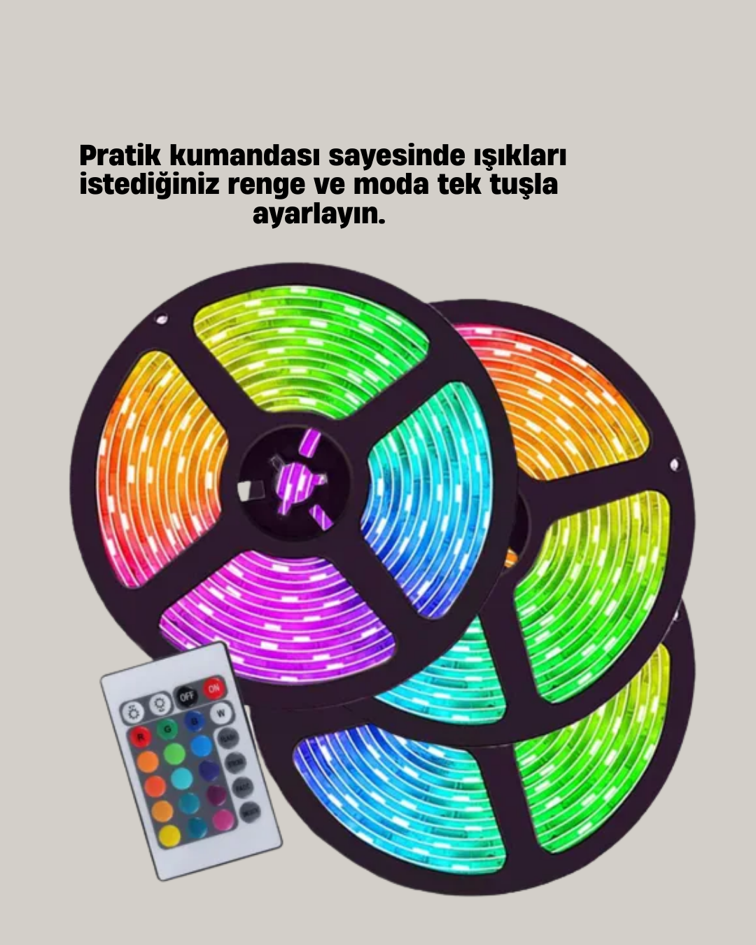 Najmaddin.com 2 641 700x875 Uzaktan Kumandalı RGB Smart Şerit LED Işık Esnek ve Taşınabilir Dekorasyon najmaddin.com parlaklığı ayarlayabilir ve farklı efektler arasında seçim yapabilirsiniz. USB enerji girişi sayesinde adaptör