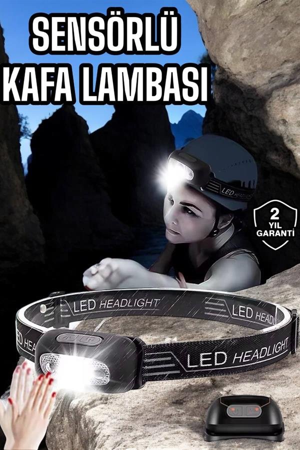 Najmaddin.com 2 733 Kamp Lambası Led Işık Kafa Lambası Balıkçı Lambası Ayarlanabilir najmaddin.com orta