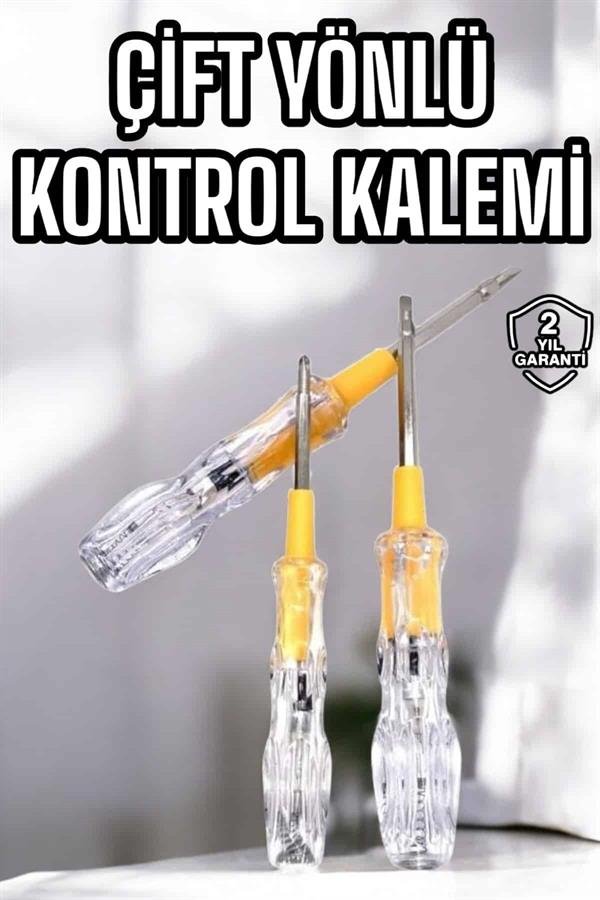 Najmaddin.com 2 774 Çift Taraflı Elektrik Kontrol Kalemi Şeffaf Tornavida najmaddin.com dayanıklılıkta da bir adım öne çıkıyor. Tam sızdırmazlık sağlayan pirinç kapak