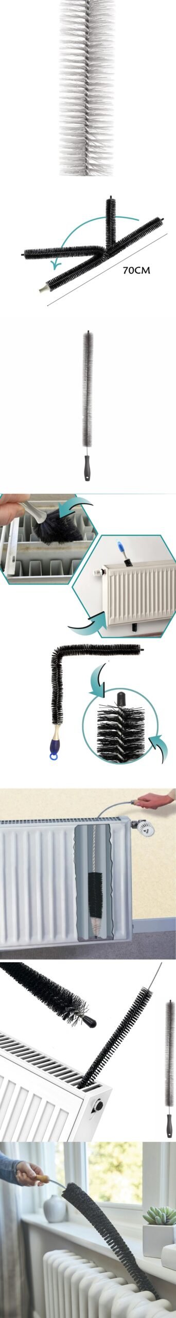 Turk Kalorifer Petek Temizleme Fırçası 3 ADET - Görsel 2