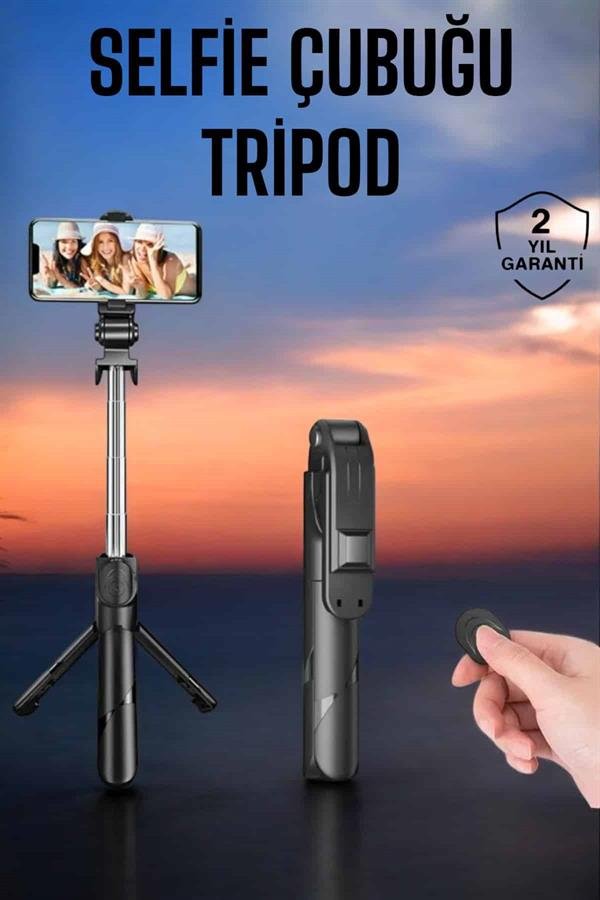 Najmaddin.com 2 897 Tripod Kablosuz Bluetooth Bağlantılı Selfie Çubuğu 360 Derece Dönebilen najmaddin.com daha hızlı ve sorunsuz bir bağlantı deneyimi sunarak