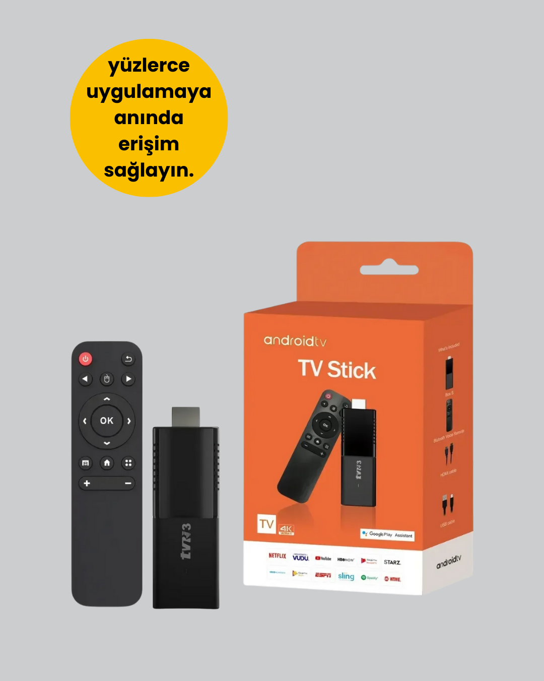 Najmaddin.com 2 897 700x875 Android TV Stick 4K Ultra HD Görüntü Destekli najmaddin.com YouTube ve Google Play Store uygulamalarıyla sınırsız içerik elinizin altında. Kompakt yapısı sayesinde kolayca taşınabilir.