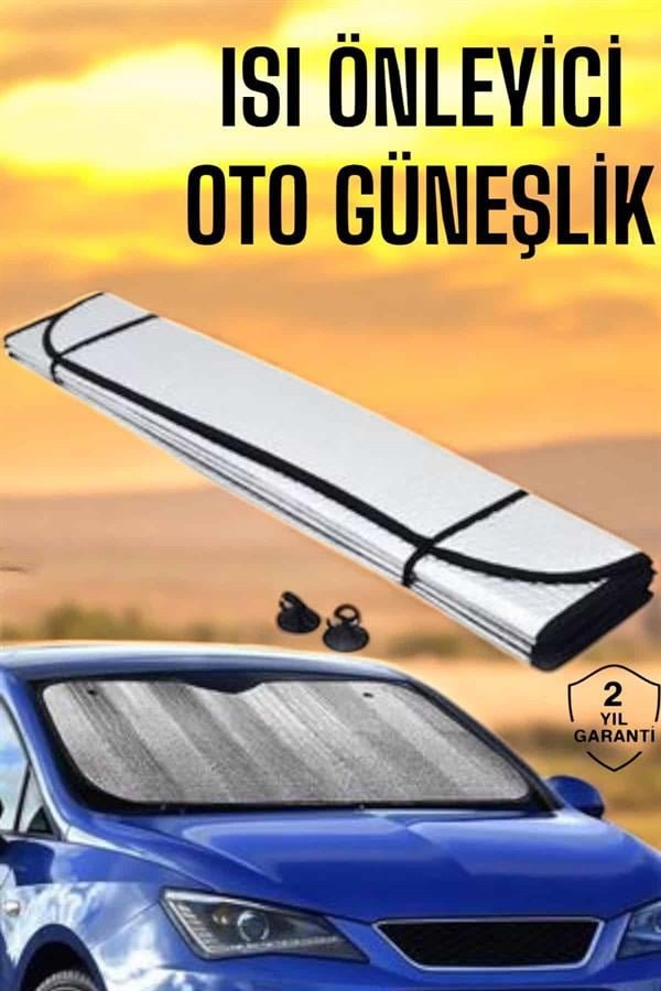 Najmaddin.com 2 904 Araba Güneşliği Oto Güneşlik Tüm Araç Modellerine Uygun najmaddin.com standart otomobil modellerinin çoğuna uyacak şekilde tasarlanmıştır. Kolayca katlanabilir yapısıyla kullanılmadığında minimum yer kaplar ve bagajınızda veya koltuğun altında rahatça saklanabilir. Takıp çıkarması oldukça kolaydır; günlük kullanım için mükemmel bir tercihtir. Özellikle sıcak yaz günlerinde aracınızı serin tutmak için hızlı bir şekilde yerleştirilebilir ve çıkarılabilir. Metalize reflektörlü yüzeyiyle modern bir görünüm sunar ve fonksiyonel yapısıyla yaz aylarının vazgeçilmez aksesuarlarından biri haline gelir. Araç içindeki sıcaklığı düşürmenin yanı sıra güneş ışınlarını etkili bir şekilde bloke ederek size ve sevdiklerinize daha konforlu bir seyahat ortamı sağlar. Hem pratikliği hem de performansıyla