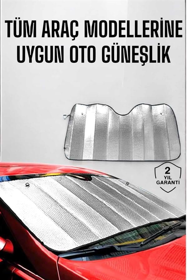 Najmaddin.com 2 906 Oto Güneşlik Tüm Araç Tiplerine Uygun Isı Önleyici najmaddin.com bu soruna etkili bir çözüm sunar. Metalize reflektörlü alüminyum yüzeyiyle güneş ışınlarını %99 oranında geri yansıtarak aracınızın aşırı ısınmasını önler. Özellikle güneş altında park edilen araçlar için mükemmel bir yardımcıdır. Bu güneşlik sayesinde araç içi sıcaklık ciddi ölçüde azalır ve konforlu bir sürüş deneyimi yaşarsınız. Daha kısa sürede serinleyen aracınız