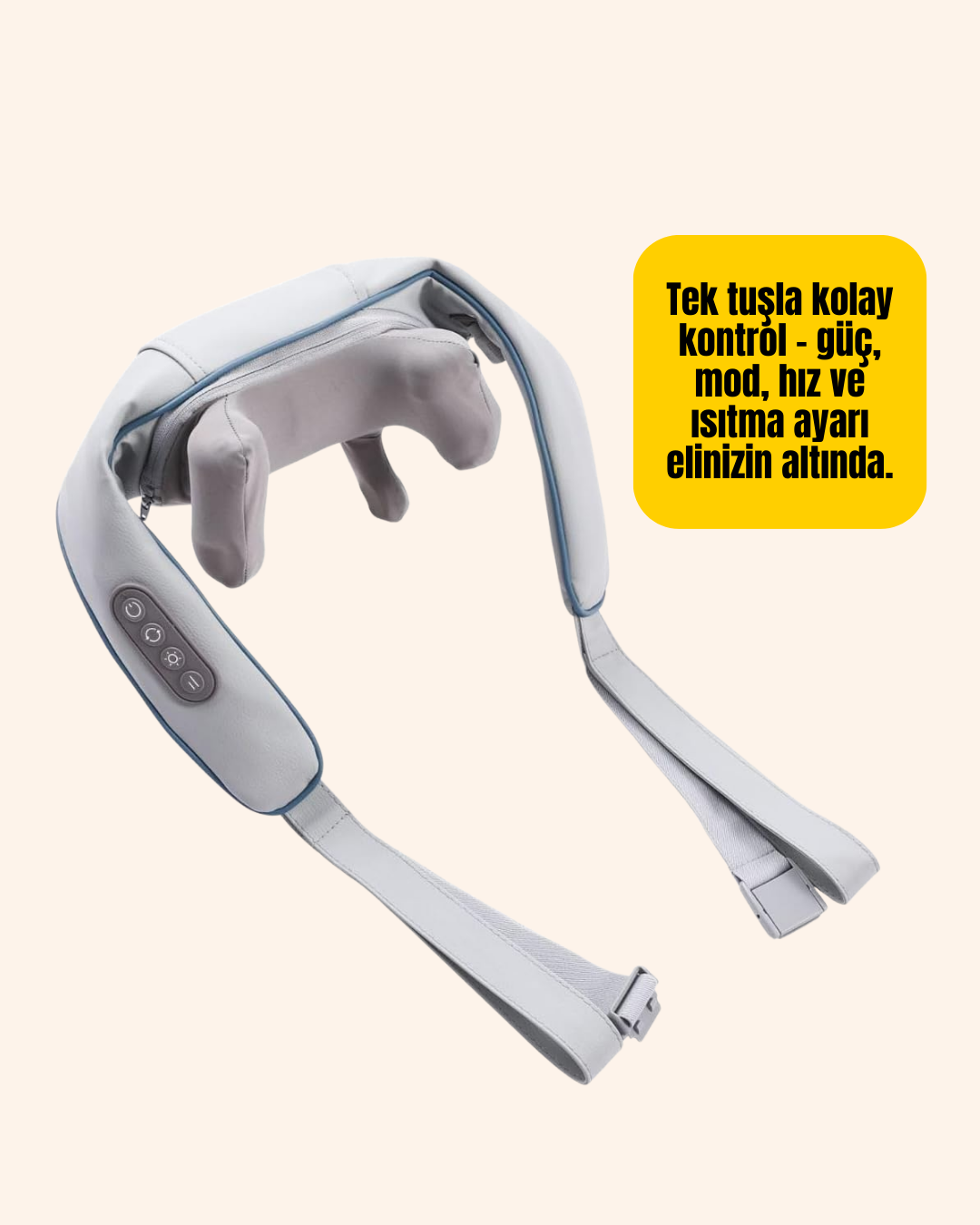 Najmaddin.com 4 1057 700x875 Kablosuz Boyun ve Omuz Masaj Aleti | Isıtmalı ve Yoğurmalı najmaddin.com tam şarjla 7–8 seans boyunca kullanılabilir. Sessiz motor teknolojisi
