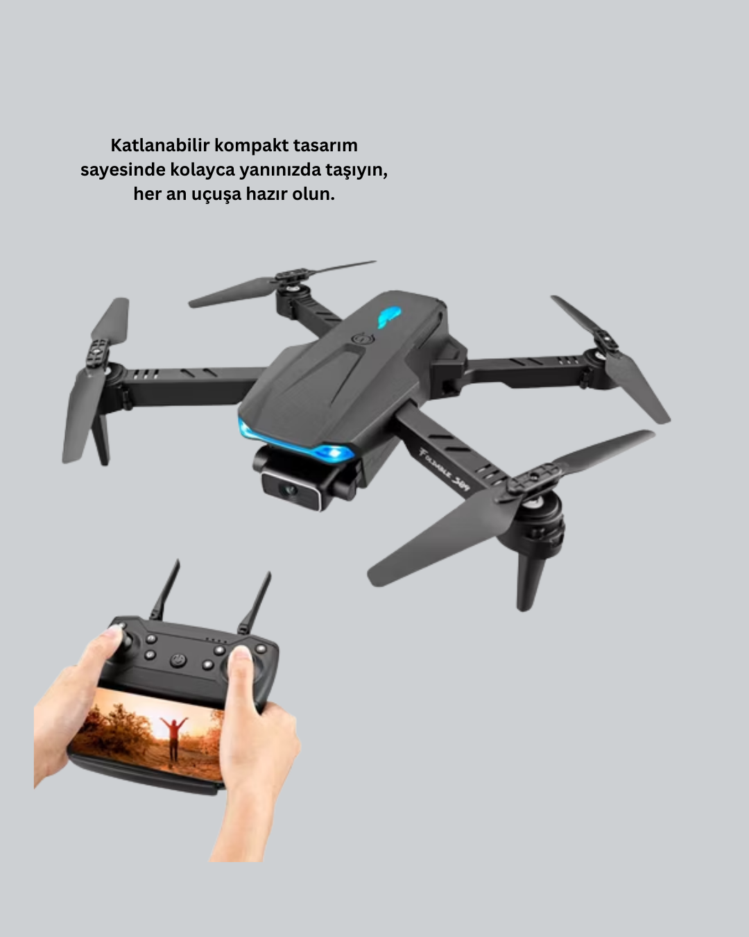 Najmaddin.com 4 1316 700x875 2.4G 4CH Katlanabilir Drone 100 Metre Uçuş Mesafeli najmaddin.com cihazı kontrol etmeyi daha kolay hale getirir. Bu sayede fotoğraf ve video çekimlerinde daha net sonuçlar elde edebilirsiniz. Wi-Fi bağlantısı ile telefonunuza bağlanabilir