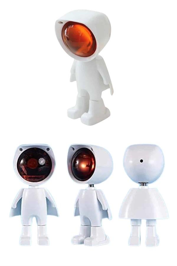 yumuşak ve göz yormayan bir aydınlatma sağlar. Kafasının 360 derece dönebilmesi ve 60 derece yukarı-aşağı hareket edebilmesi sayesinde ışığı istediğiniz yöne kolaylıkla ayarlayabilirsiniz. Bu esneklik