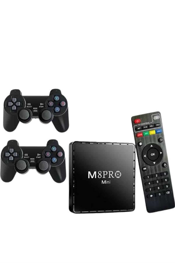 Najmaddin.com 4 153 Android Tv Box 2.4g 10k Ultra Hd 2gb Ram 64gb Hafıza 10000 Retro Oyunlu Konsol Game Stick M8 Pro najmaddin.com retro oyun tutkunları için harika bir seçenek.Retro Oyun Deneyimi: M8 Pro