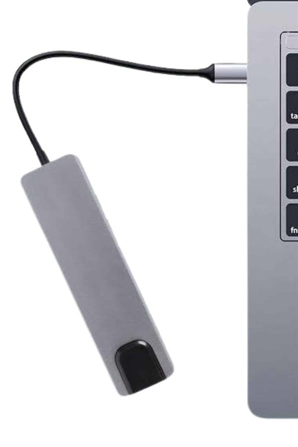 Najmaddin.com 4 1551 Usb Type-c Hub Dönüştürücü Çevirici Çoklayıcı Macbook Çevirici 8 Portlu najmaddin.com RJ45 Ethernet çıkışı ile kablolu internet bağlantısı kurabilirsiniz. Type-C şarj portu