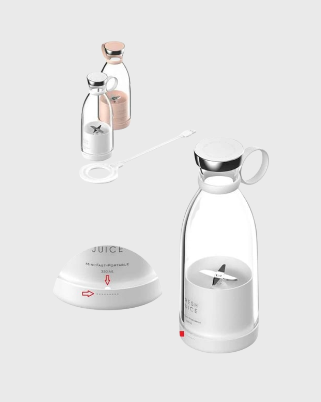 Najmaddin.com 4 163 700x875 USB Şarjlı Kablosuz Blender – Taşınabilir Kompakt ve Çevre Dostu Meyve Sıkıcı najmaddin.com LED göstergesiyle şarj durumunu takip edebilirsiniz.Portatif yapısı sayesinde kamp
