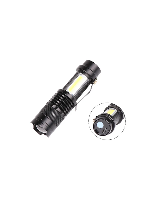 Najmaddin.com 4 1864 2000 Lümen LED El Feneri - Suya Dayanıklı Odaklı Klipsli najmaddin.com strobe