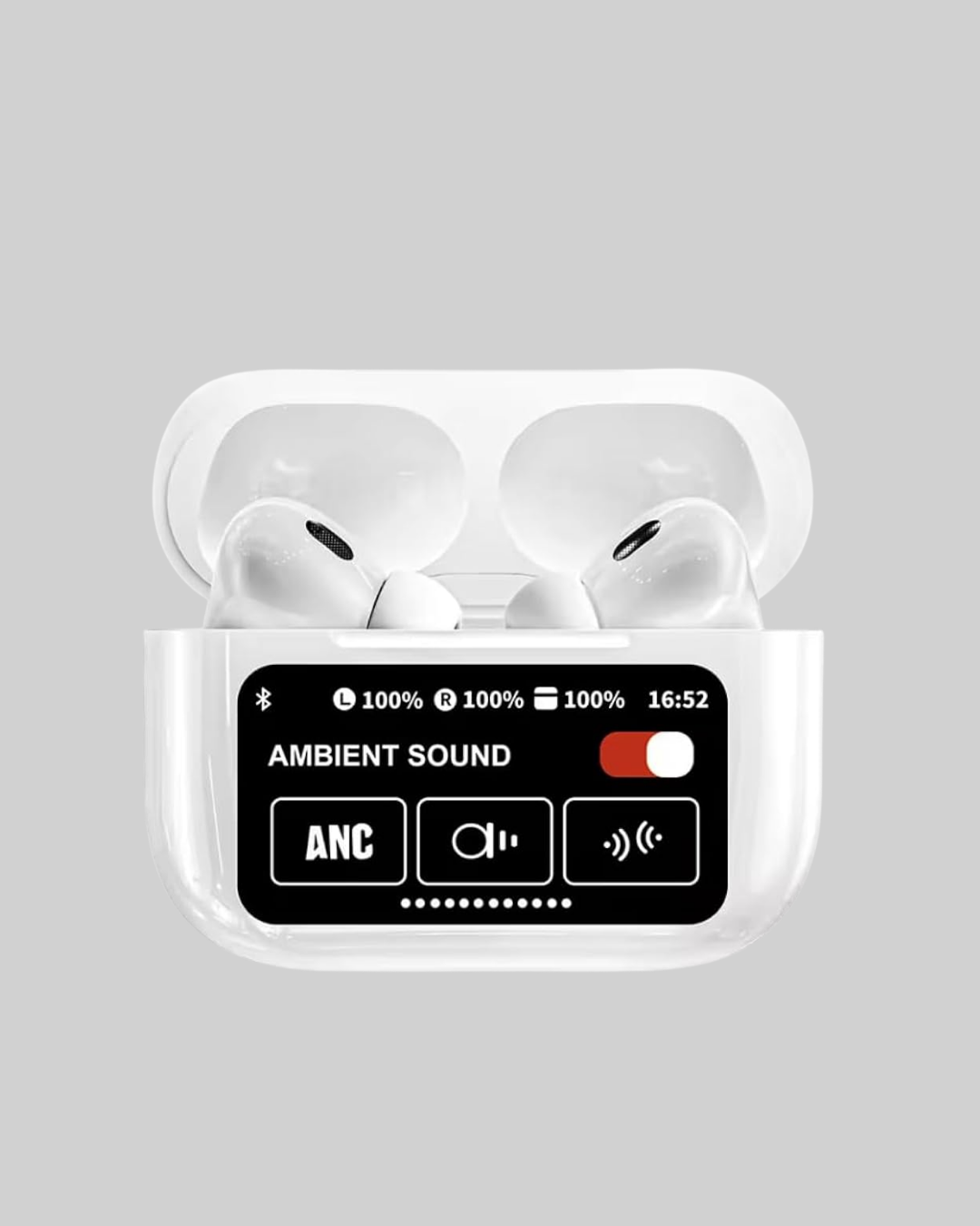 Najmaddin.com 4 2316 700x875 Dokunmatik Ekranlı Bluetooth Kulaklık – ANC Suya Dayanıklı Powerbank Kutulu najmaddin.com sadece müziğe odaklanmanızı sağlar.Geliştirilmiş bass sürücüleri