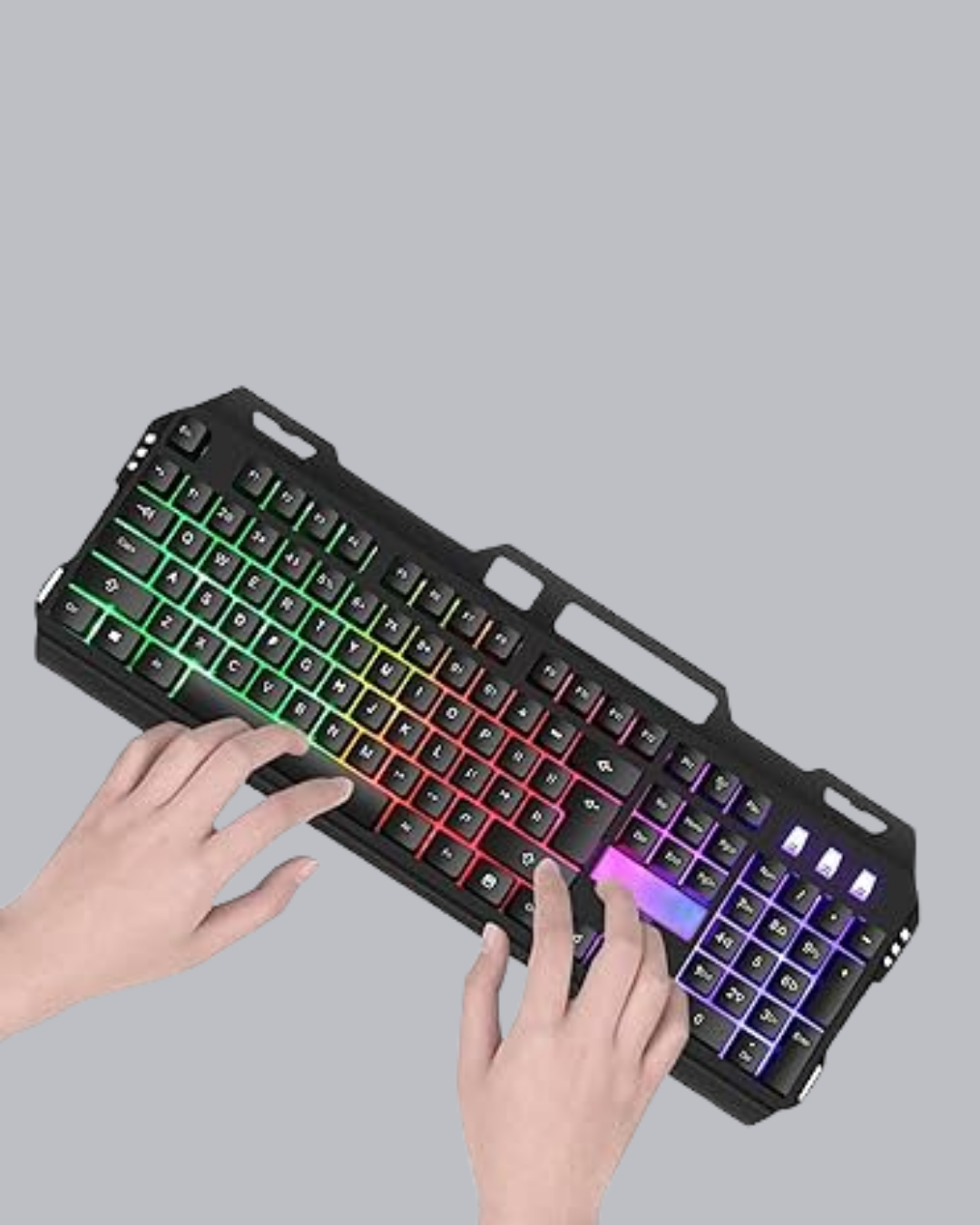 Najmaddin.com 4 2472 700x875 RGB Aydınlatmalı Klavye Mouse Seti – USB Bağlantılı Türkçe Q Ayarlanabilir DPI Ergonomik Yapı najmaddin.com hem günlük kullanım hem de oyunlarda kolay erişim sağlar.Dayanıklı gövde yapısı