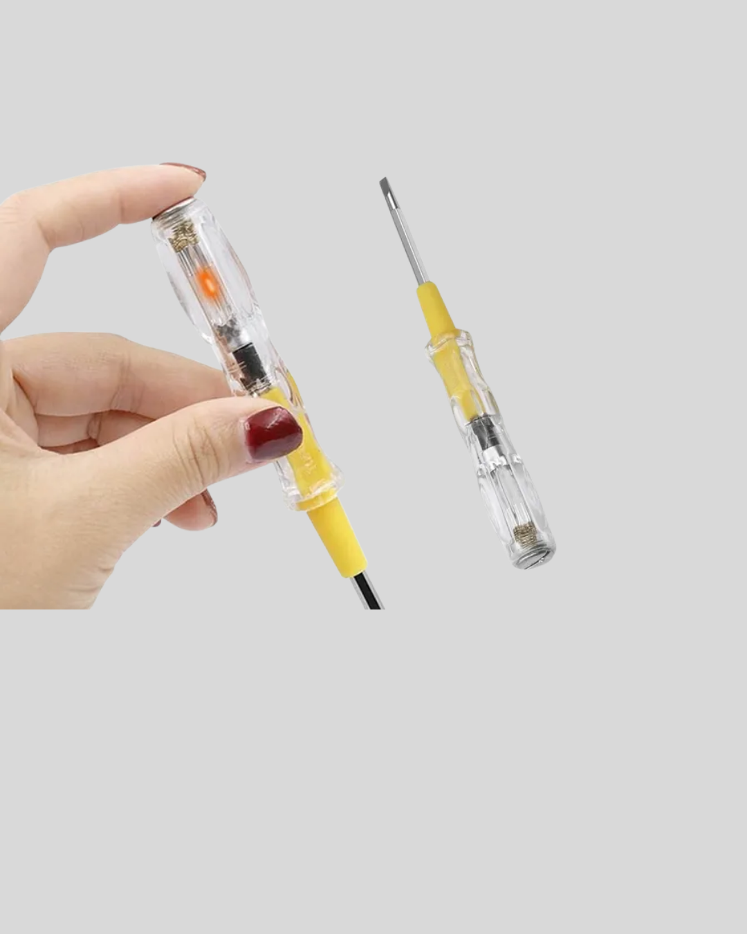 Najmaddin.com 4 2573 700x875 Profesyonel Neon Test Kalemi najmaddin.com elektrik yalıtımı görevini mükemmel şekilde yerine getirir ve kullanım sırasında darbeye karşı üstün direnç gösterir.Kalem üzerindeki neon lamba