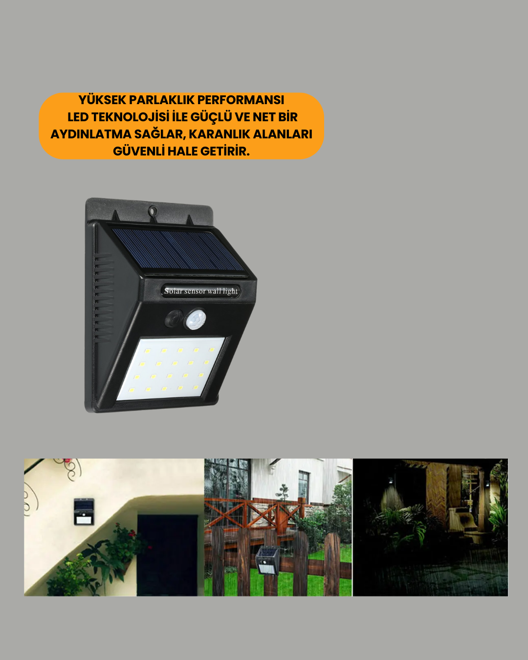 Najmaddin.com 4 267 700x875 Montajlı Güneş Enerjili Duvar Tipi Aydınlatma – 8 Saat Çalışma Süresi najmaddin.com hem yer kaplamaz hem de estetik bir görünüm sunar. Siyah plastik dış yüzeyi dayanıklı olup