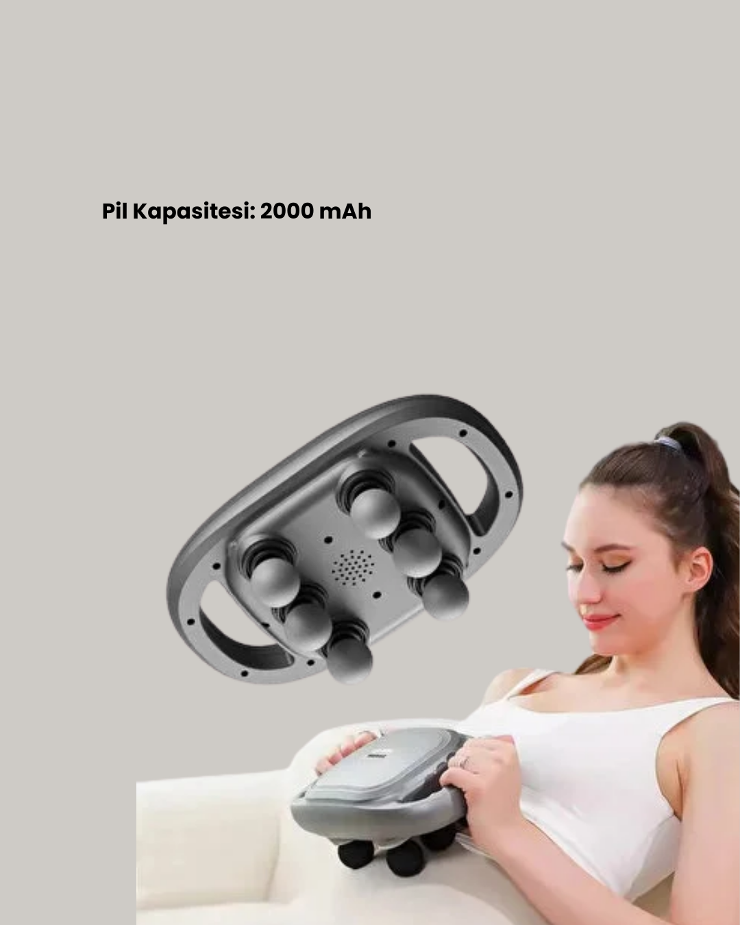 Najmaddin.com 4 2705 700x875 2000 mAh Şarjlı Masaj Tabancası 6 Başlık Ayarlı Güçlü Masaj Cihazı najmaddin.com spor sonrası rahatlama arayanlar ve masa başında çalışanlar için mükemmel bir çözümdür.Altı farklı başlık seçeneği