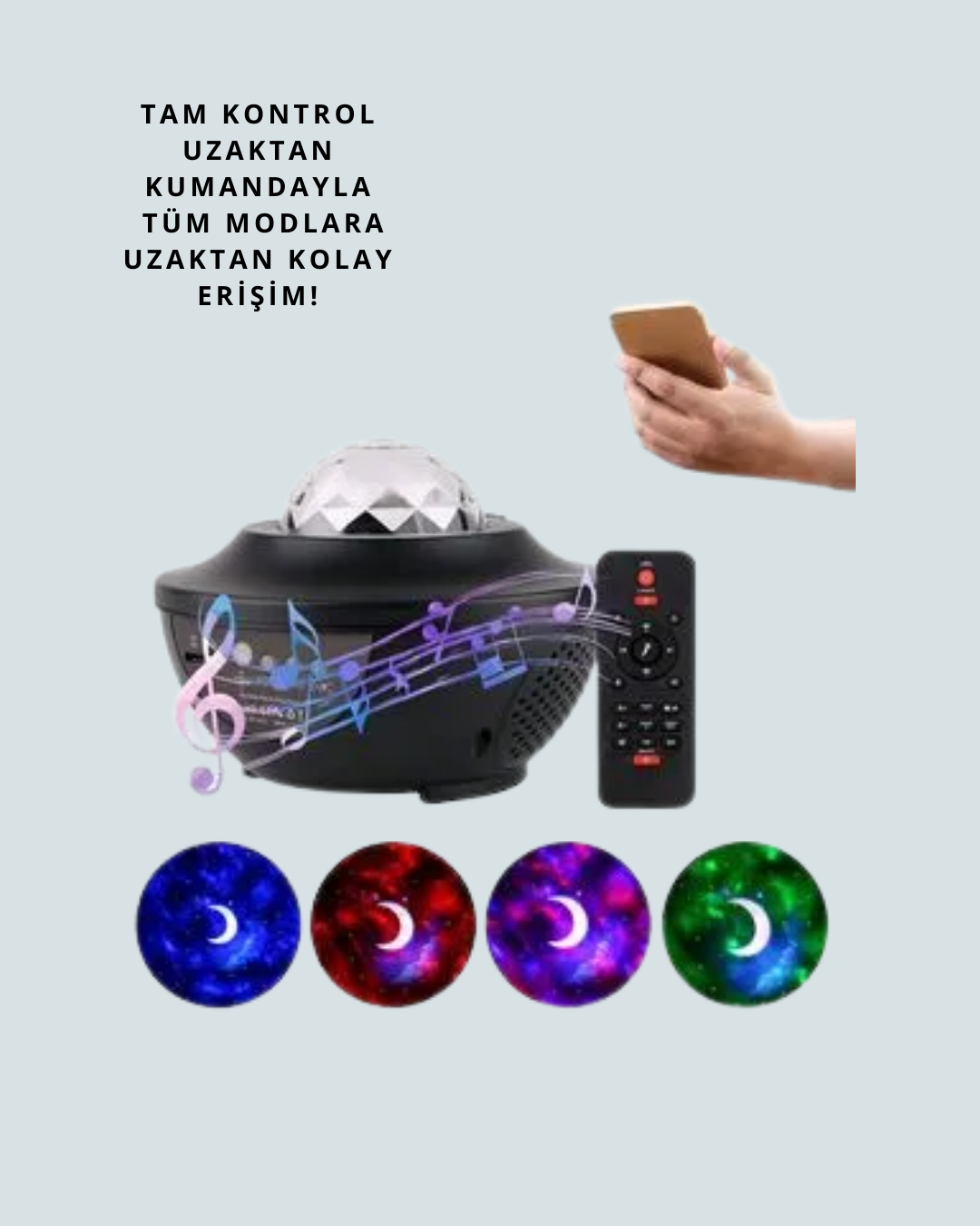 Najmaddin.com 4 293 700x875 Bluetooth & USB Müzik Çalar Gece Lambası – 50 m² Kapsama Uzaktan Kumanda najmaddin.com tablet veya bilgisayarınızla kolayca eşleştirebilir