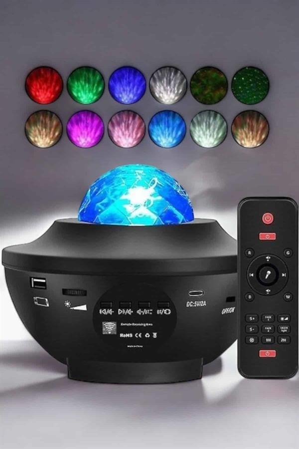 Najmaddin.com 4 309 Çocuklara Özel Şarjlı Bluetooth Hoparlör Parti Led Lambası Yıldızlı Projeksiyon najmaddin.com Çocuklara Özel Şarjlı Bluetooth Hoparlör Parti Led Lambası Yıldızlı Projeksiyon - Görsel 3