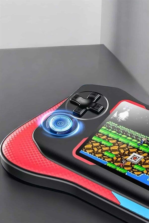 Najmaddin.com 4 407 Gamepad Joystick 500 Oyunlu Retro Oyun Konsolu Tv Bağlantı Özellikli 2 Kişilik Destekli najmaddin.com 5 inç HD ekranıyla bu retro oyun konsolu