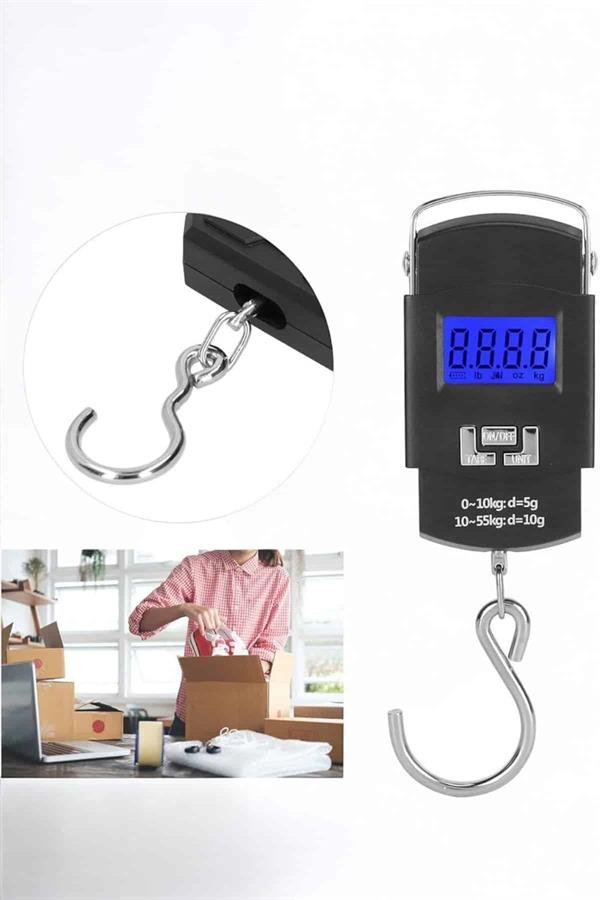 Najmaddin.com 4 440 50 Kg El Kantarı Ağırlık Ölçer Dijital Ekranlı Kancalı Portatif najmaddin.com 50 Kg El Kantarı Ağırlık Ölçer Dijital Ekranlı Kancalı Portatif