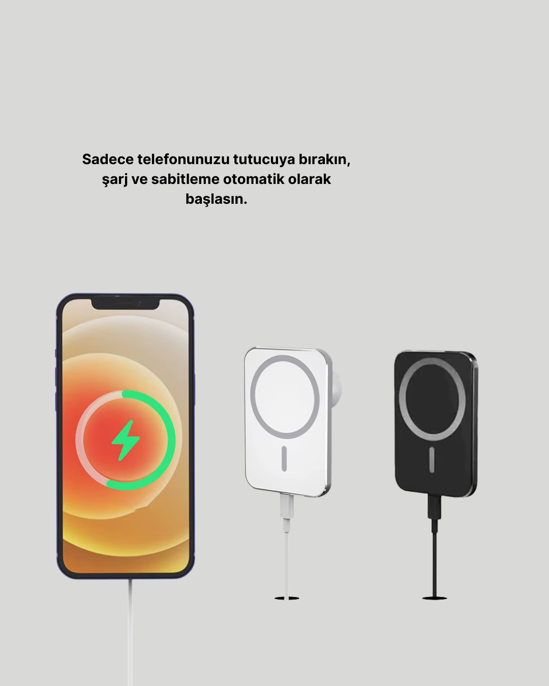 Najmaddin.com 4 590 700x875 360° Döner Başlıklı MagSafe Araç Telefon Tutucu 15W Güvenli Kablosuz Şarj najmaddin.com şarj süresini kısaltırken aynı zamanda cihazınızı aşırı voltaj
