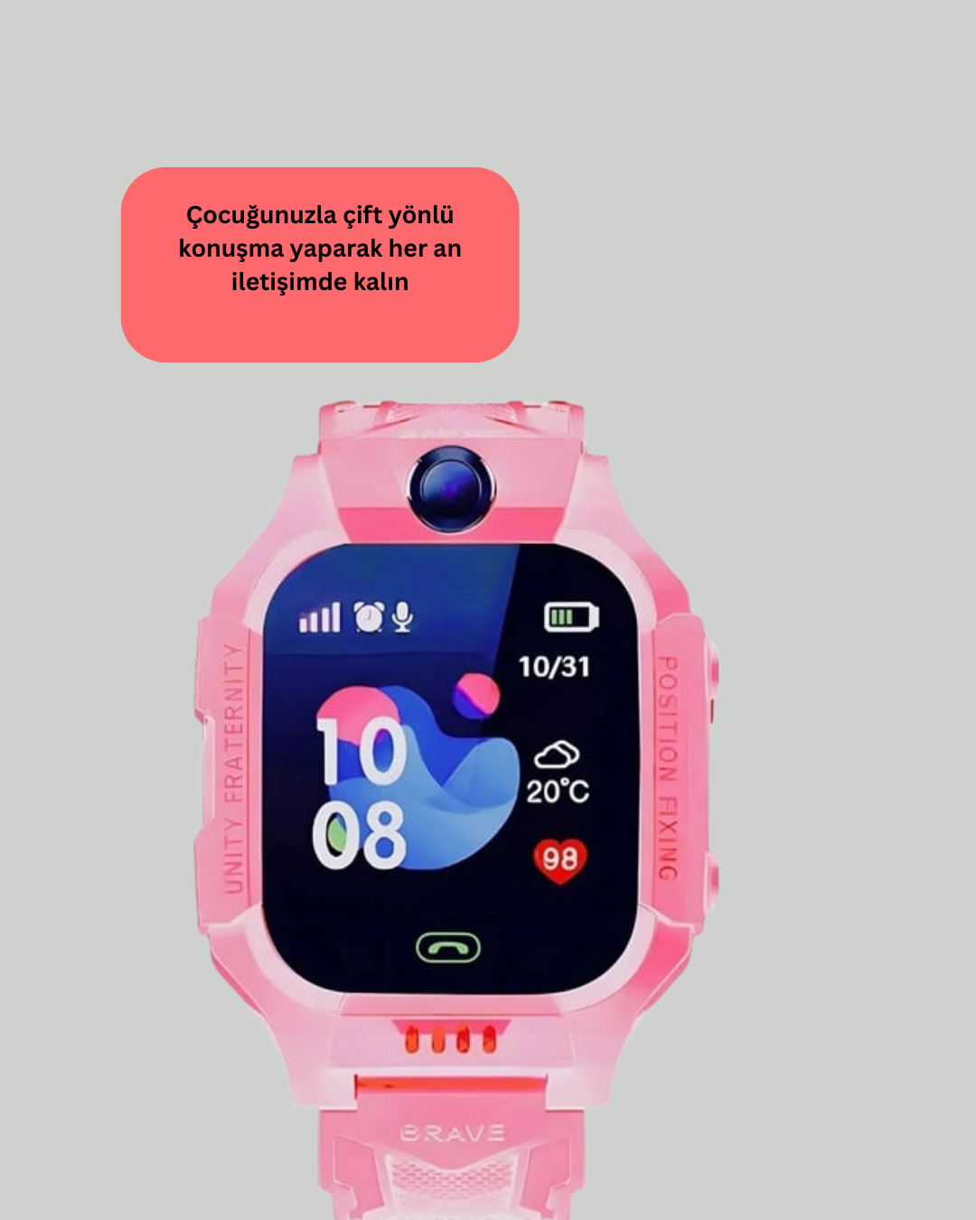 Najmaddin.com 4 674 700x875 S10 AKILLI SAAT PEMBE najmaddin.com ebeveynlere detaylı kontrol imkânı sunar. Gelişmiş alarm fonksiyonuyla çocuklarınızın ders