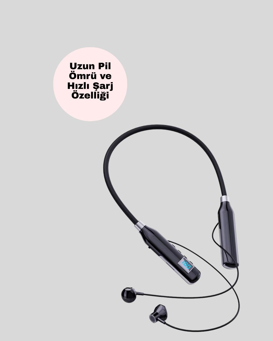 Najmaddin.com 4 789 700x875 Ergonomik Tasarımlı IPX4 Suya Dayanıklı Bluetooth Kulaklık najmaddin.com kullanılmadığında boyunda rahatça taşınabilir. 100 saat bekleme süresi ve uzun pil ömrü