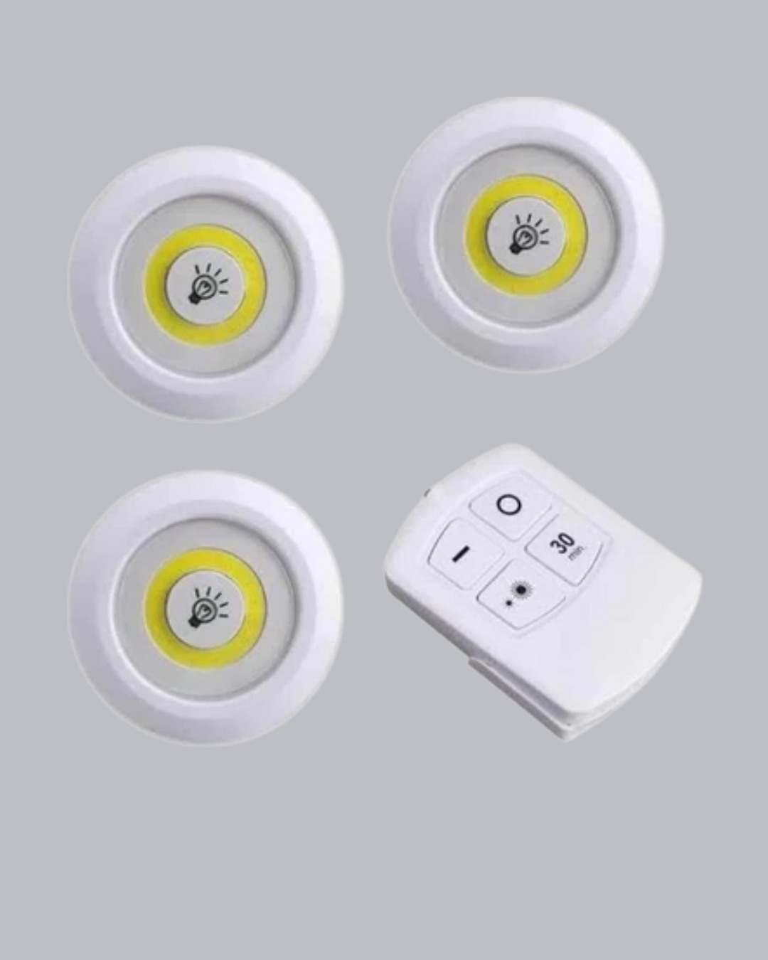 Najmaddin.com 6 1153 700x875 Kablosuz 3 Lü Spot Led Lamba Seti Uzaktan Kumandalı Enerji Tasarruflu Aydınlatma najmaddin.com kablo derdi olmadan her alanda rahat kullanım sağlar. Estetik tasarımı ve fonksiyonel özellikleriyle ev