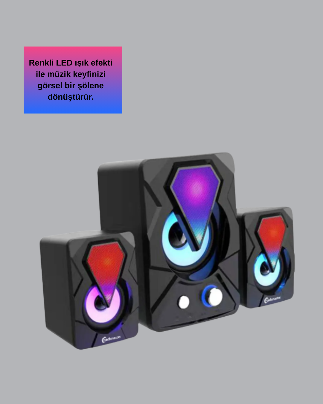 Najmaddin.com 6 1284 700x875 USB Bağlantılı RGB 2.1 Hoparlör Seti Derin Bas ve Renkli Işık najmaddin.com cep telefonu