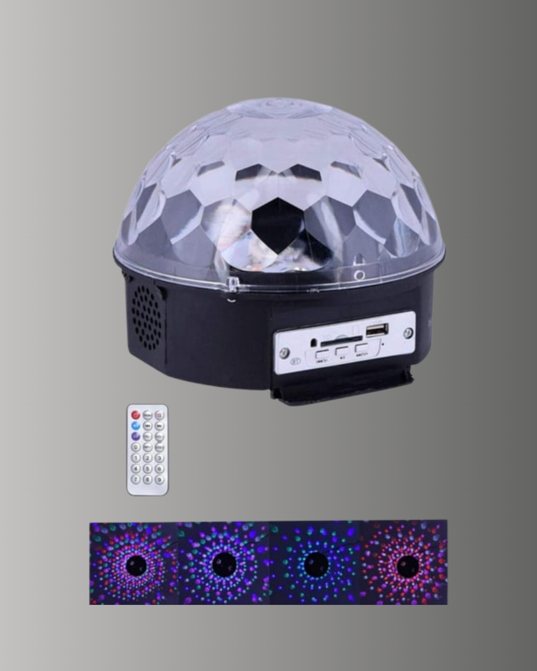 Najmaddin.com 6 1415 700x875 Bluetooth Bağlantılı Renkli Masaüstü Disko Topu Işık Gösterisi najmaddin.com düğünlerde