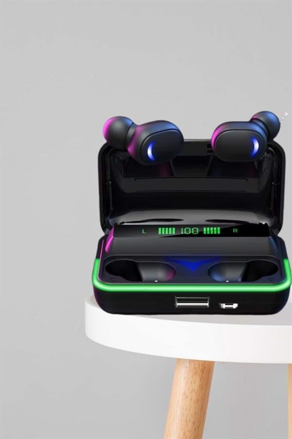 Najmaddin.com 6 148 İkili Bluetooth Kulaklık Dijital Göstergeli Uzun Pil Ömrü Yüksek Ses Kaliteli najmaddin.com İkili Bluetooth Kulaklık Dijital Göstergeli Uzun Pil Ömrü Yüksek Ses Kaliteli - Görsel 4
