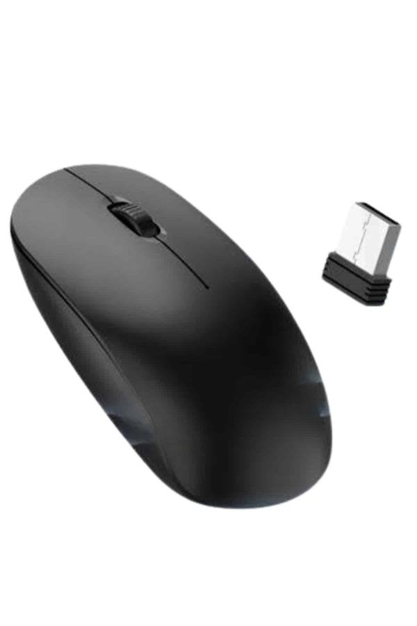 Najmaddin.com 6 1553 Siyah Kablosuz Mouse Wireless Mouse Minimal Tasarım najmaddin.com Siyah Kablosuz Mouse Wireless Mouse Minimal Tasarım - Görsel 4