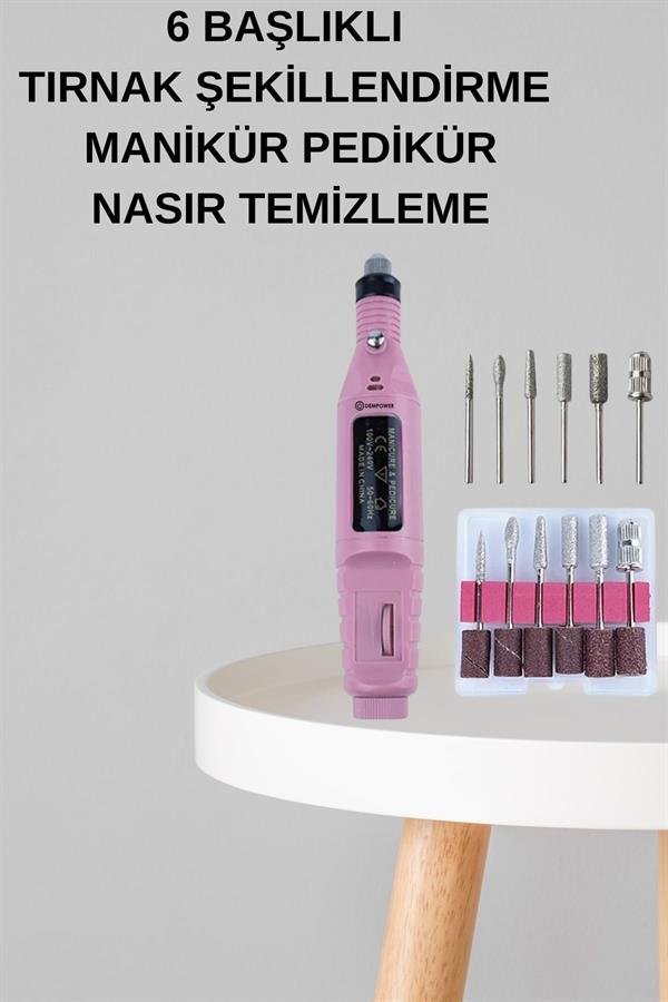 Najmaddin.com 6 156 Elektrikli Manikür Pedikür Seti İkili Set 17 Parça Tırnak Bakımı Nasır Temizleme Tırnak Şekillendirme najmaddin.com güçlü motoru ve 20.000 RPM hız kapasitesiyle etkili sonuçlar almanızı sağlar. Adaptör fişiyle çalışan bu cihaz
