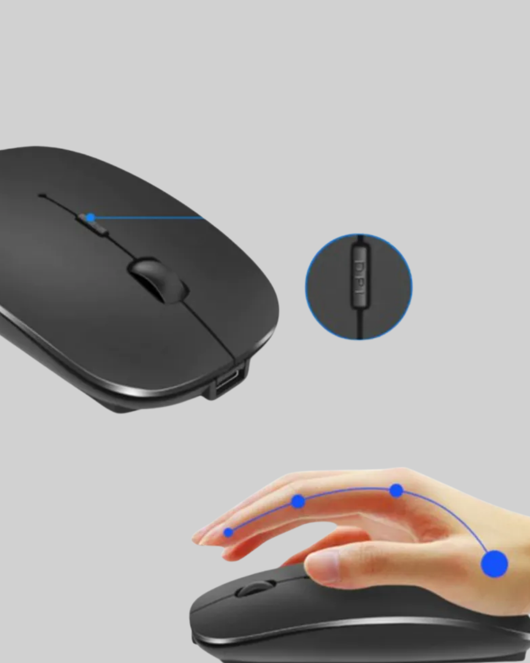 Najmaddin.com 6 1993 700x875 Optik Sensörlü Sessiz Fare – Geniş Uyumluluk ve Ergonomik Yapı najmaddin.com uzun süreli kullanımda el ve bilekte yorgunluğu azaltır.43 gram ağırlığındaki hafif gövdesiyle taşıma kolaylığı sağlar. Gün boyu rahatlıkla kullanılabilir