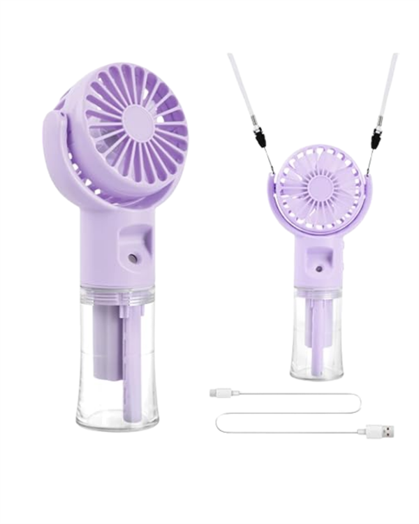 Najmaddin.com 6 2247 Taşınabilir Şarjlı Su Sisi Püskürtmeli Mini El Fanı – 4 Hız Ayarı Tip-C Şarjlı Sessiz Motor najmaddin.com Taşınabilir Şarjlı Su Sisi Püskürtmeli Mini El Fanı – 4 Hız Ayarı Tip-C Şarjlı Sessiz Motor