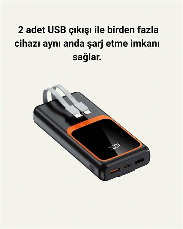 Najmaddin.com 6 2274 20.000 mAh Powerbank – 22.5W Hızlı Şarj Çok Kablolu Dijital Göstergeli najmaddin.com 20.000 mAh Powerbank – 22.5W Hızlı Şarj Çok Kablolu Dijital Göstergeli - Görsel 4