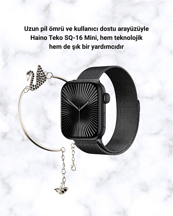Najmaddin.com 6 2280 SQ-16 Mini Series 10 Akıllı Saat – 3 Kordon + Hediye Bileklik najmaddin.com SQ-16 Mini Series 10 Akıllı Saat – 3 Kordon + Hediye Bileklik - Görsel 4
