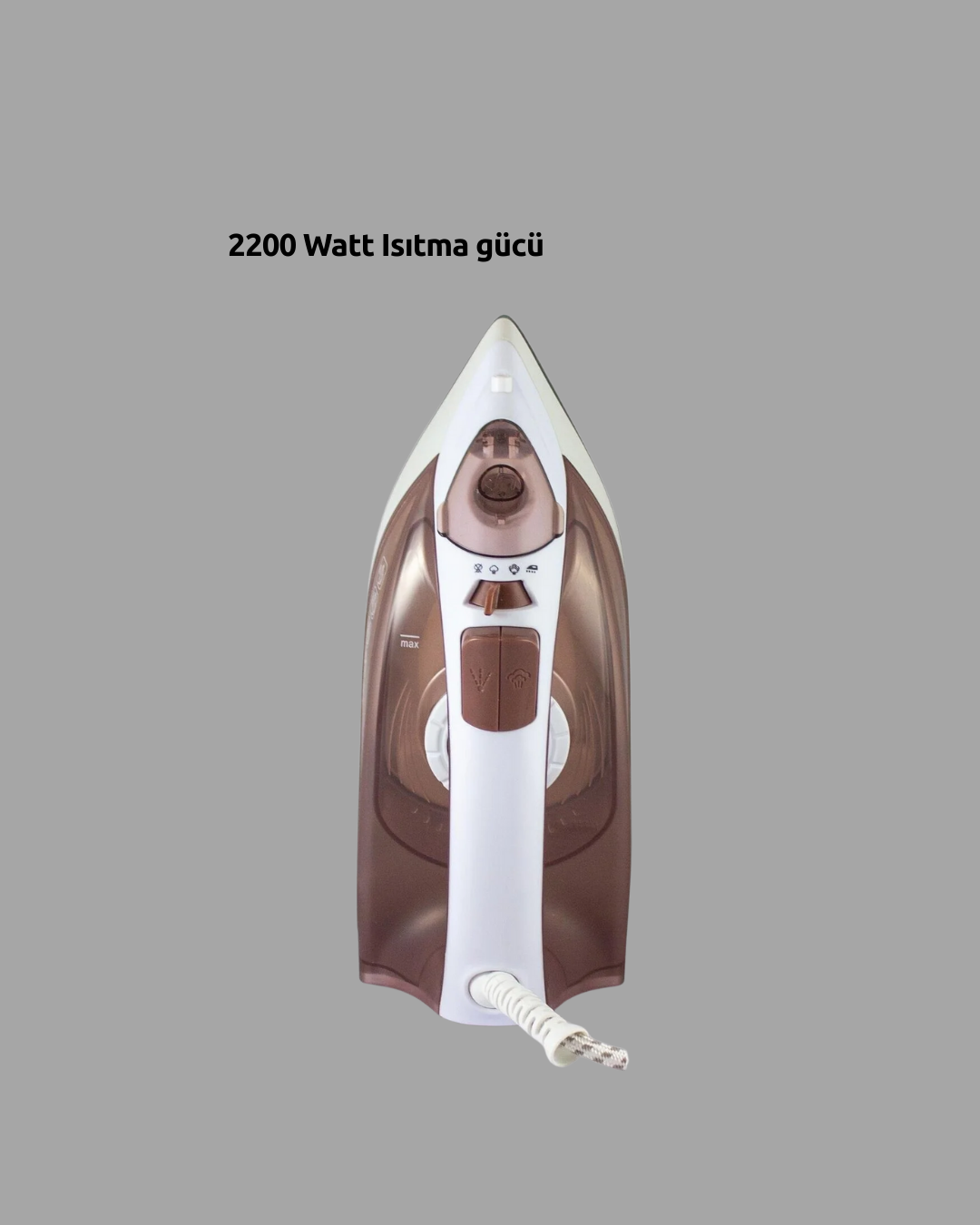 Najmaddin.com 6 2757 700x875 Seramik Tabanlı Buharlı Ütü 2200W Dikey Ütüleme 300ml Kahverengi najmaddin.com Seramik Tabanlı Buharlı Ütü 2200W Dikey Ütüleme 300ml Kahverengi - Görsel 4