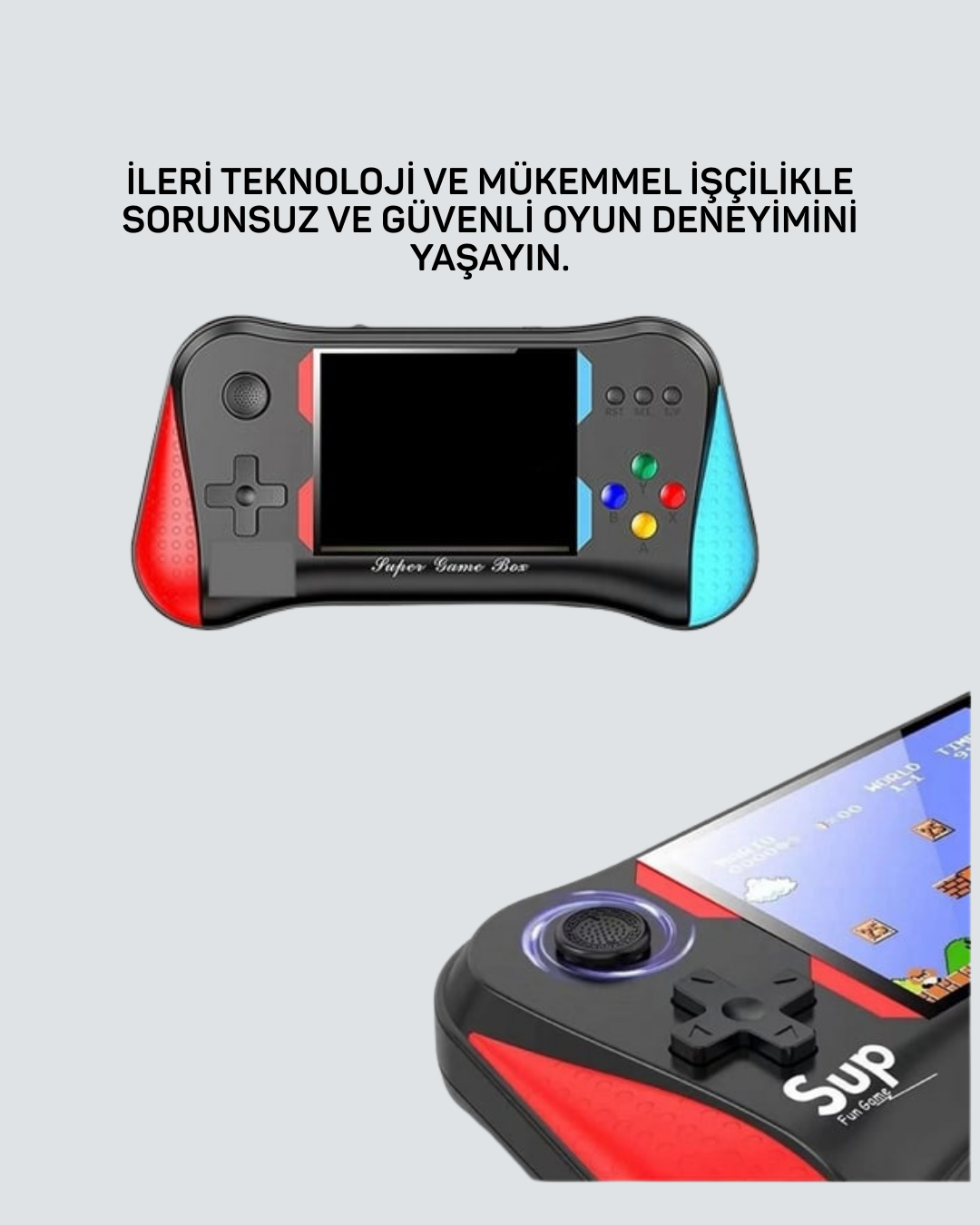 Najmaddin.com 6 319 700x875 500 Oyunlu El Tipi Taşınabilir Oyun Konsolu – Şarjlı ve TV Bağlantılı Model najmaddin.com yetişkinler için nostaljik ve keyifli bir eğlence sunar.Özellikler: 500 farklı oyun seçeneği (macera