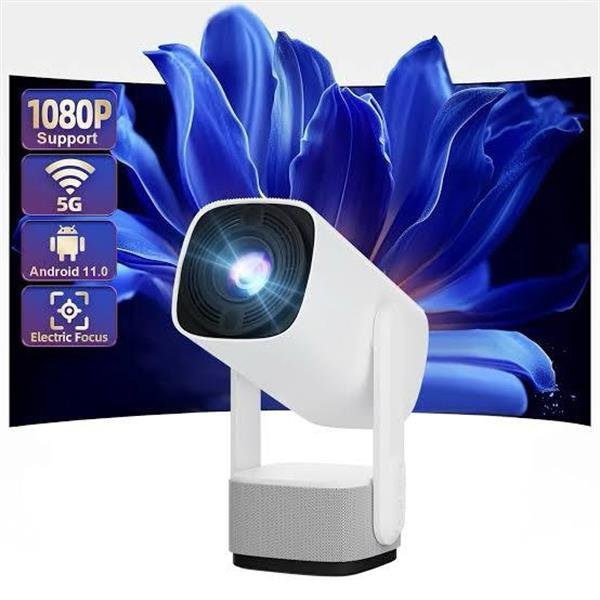Najmaddin.com 6 332 Akıllı Projeksiyon Powerbankli Taşınabilir Sinema Projektörü 4k HD Kaliteli najmaddin.com evde kullanırken maliyetleri de azaltır