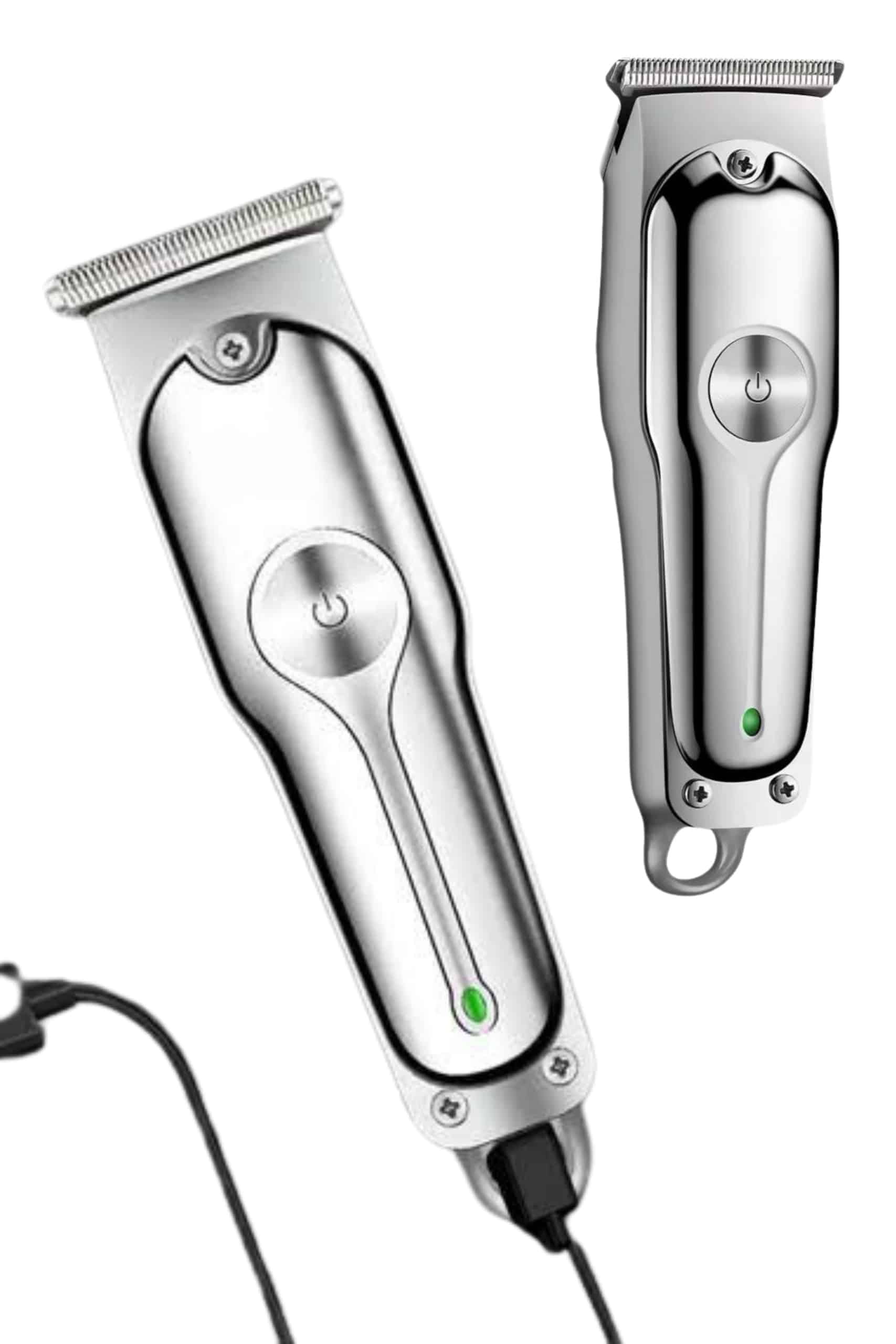 Paslanmaz Çelik Bıçaklı Kablosuz Şarjlı Dijital Göstergeli Tıraş Makinesi - Image 4