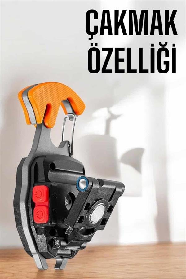 Najmaddin.com 6 yeni nesil Kamp Feneri Çok Fonksiyonlu Fener Anahtarlık Usb Çakmaklı Cam Kırıcı Kemer Kesici Açacak najmaddin.com entegre şişe açacağı ve tornavida gibi araçlar günlük yaşamda pratik bir kullanım sağlar. Çoklu ışık modları sayesinde farklı ihtiyaçlarınıza uygun bir aydınlatma seçeneği sunar. Şarj edilebilir bataryası sayesinde pille uğraşmadan USB üzerinden kolayca enerji depolayabilirsiniz. Hafif ve taşınabilir tasarımıyla cebinizde