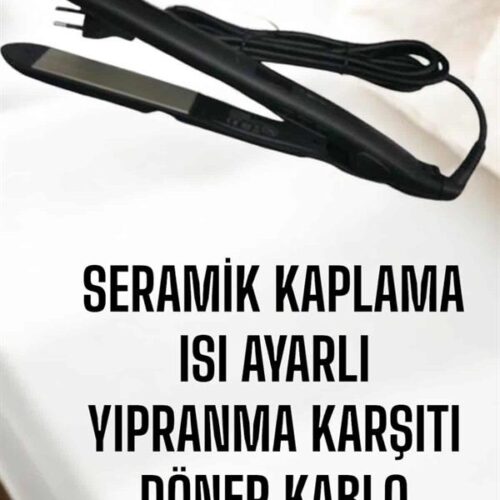 Saç düzleştirmenin en akıllı ve en güvenli yolu olan Isı Ayarlı Saç Düzleştirici